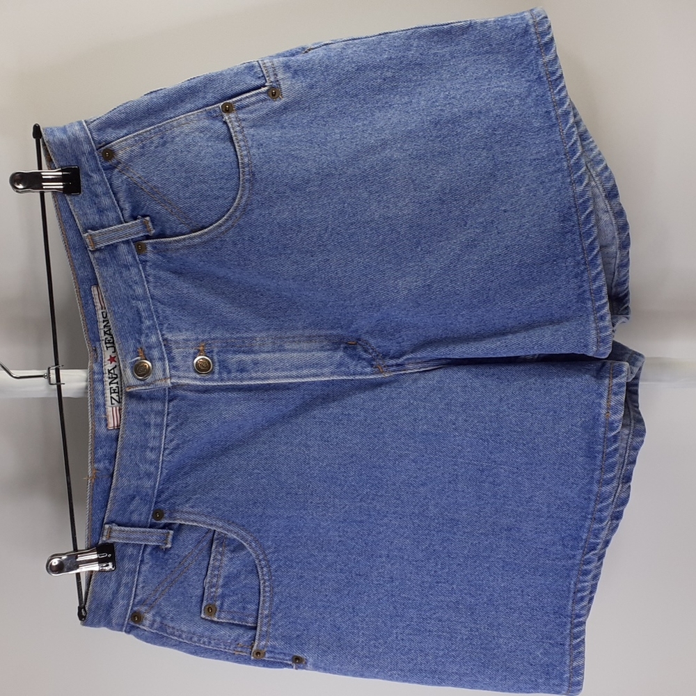Vintage Zena High Rise Jean Shorts Size 18 Missy